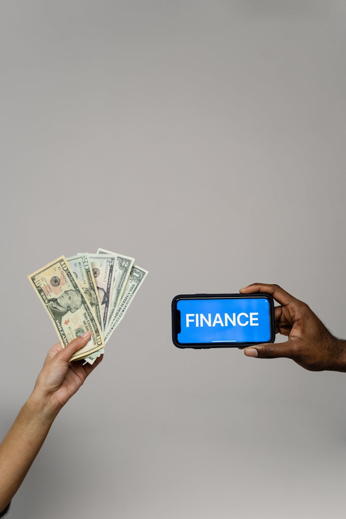 hero-img-02 Contrasting traditional cash with digital finance concept.